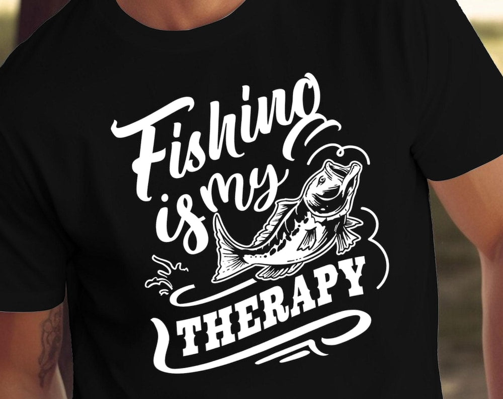 Fishing Gift for Men - Fishing is My Therapy